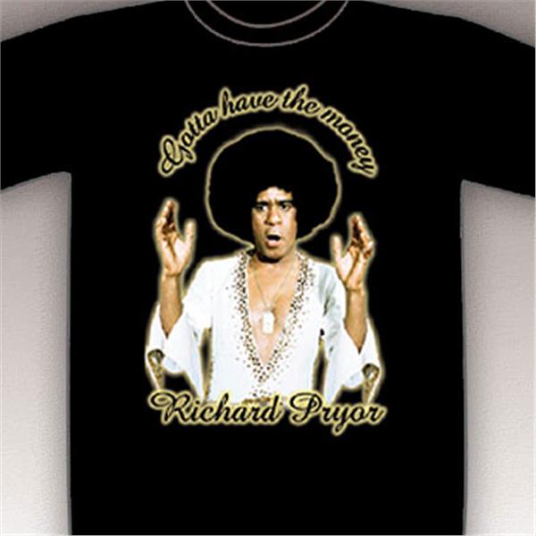 richard pryor devil horns t shirt