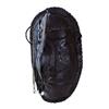 Black Leather Purse - Mask Design