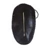 Black Leather Purse - Mask Design