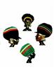 knit rasta hats