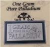 1 Gram Palladium Bar