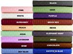 1000 Thread Count Sheet Set Exotic Colors